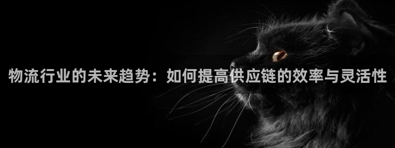 ,优游国际机器人是什么软件：物流行业的未来趋势：如何提高供应